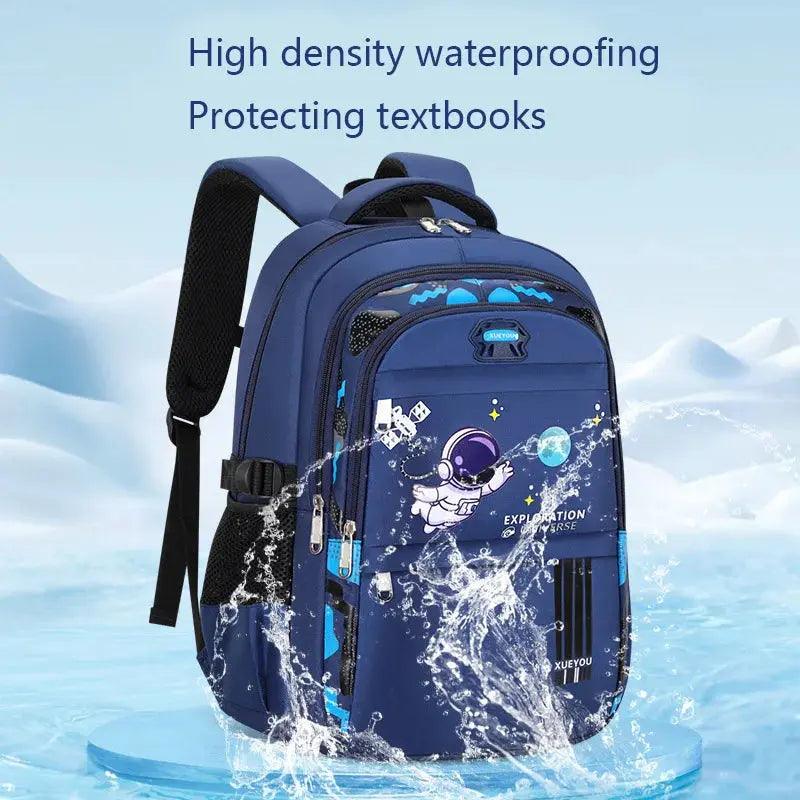 AstroVoyager is a Waterproof Backpack for boys in school age of 7-13 - myHelestia
