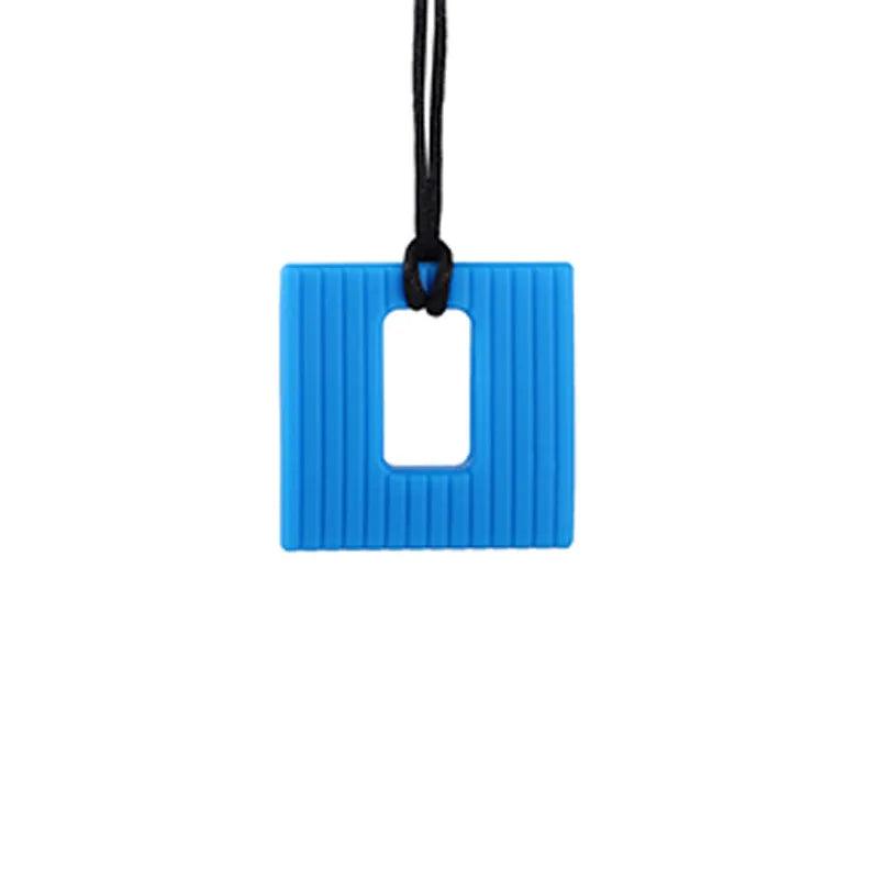 Blue Square Silicone Chewable Toy myHelestia
