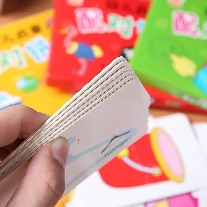 Brainy Buddies: 32 Pack Montessori Match & Learn Cards My Helestia