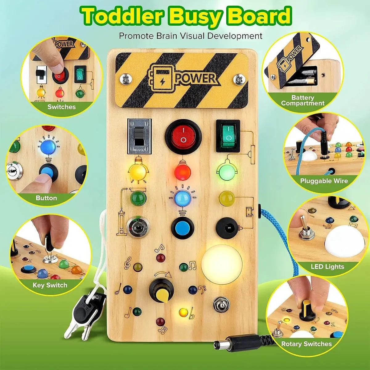 BrightPlay Montessori Sensory Board My Helestia