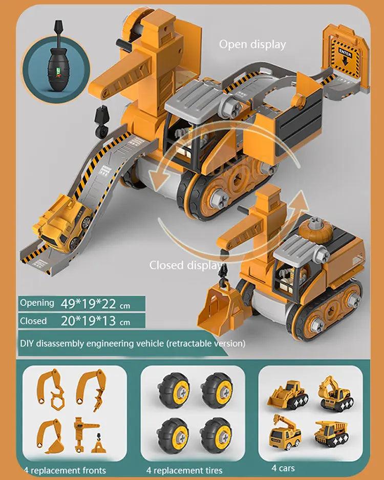 Hand-screwdriver BuildMaster Deluxe Construction Vehicle Set myHelestia