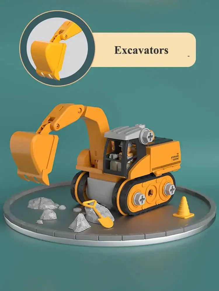 BuildMaster Deluxe Construction Vehicle Set My Helestia
