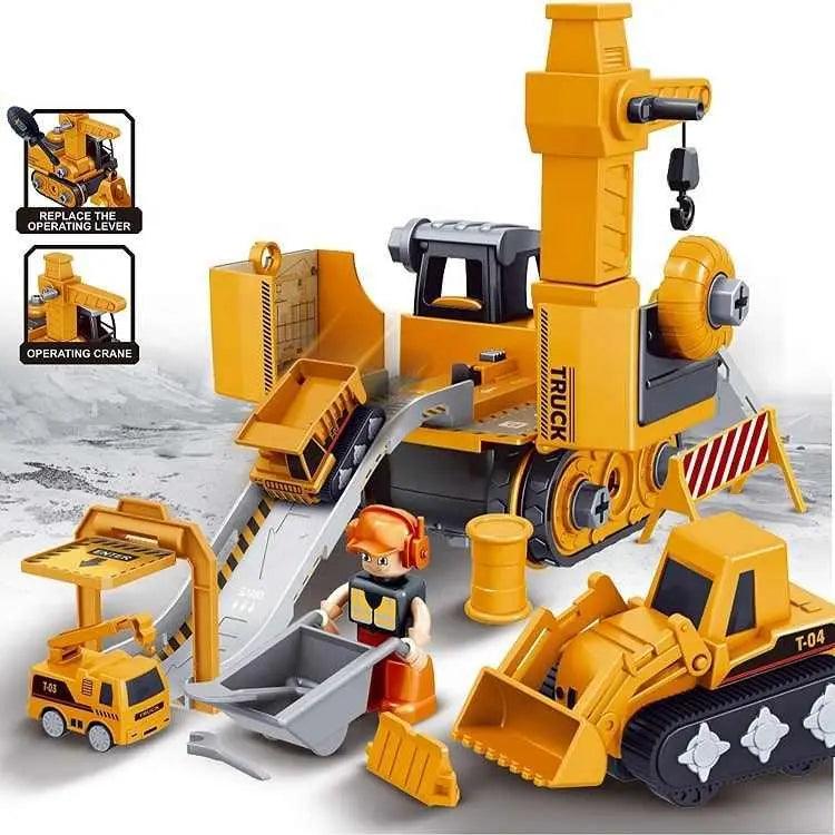 BuildMaster Deluxe Construction Vehicle Set myHelestia