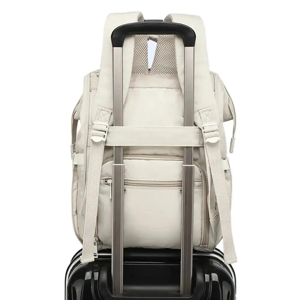 Dual-Layer Waterproof Maternity Backpack with USB My Helestia
