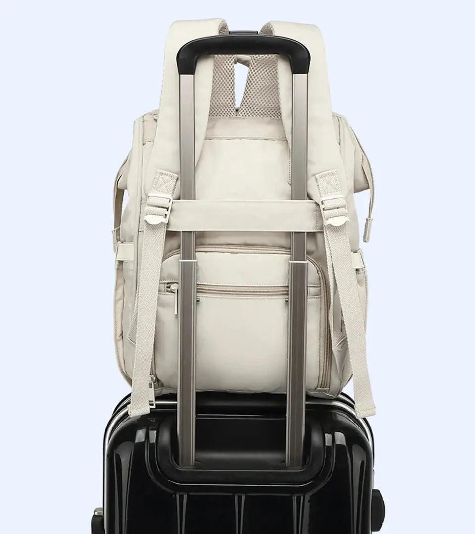 Dual-Layer Waterproof Maternity Backpack with USB My Helestia