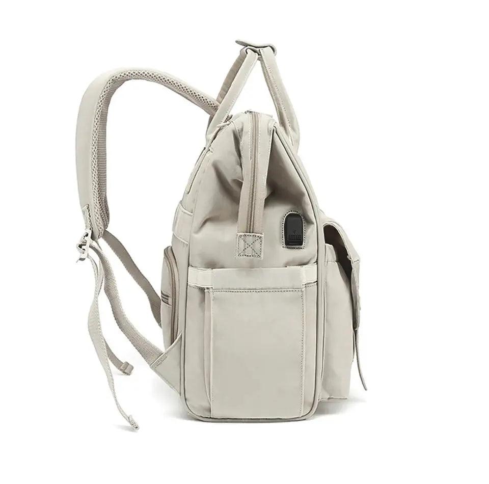 Dual-Layer Waterproof Maternity Backpack with USB My Helestia