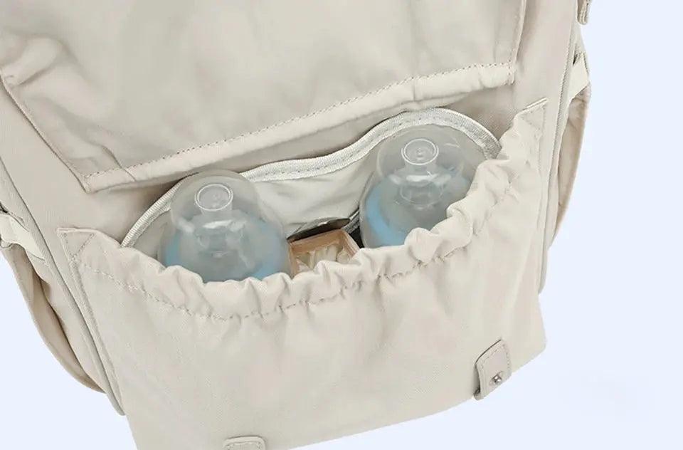 Dual-Layer Waterproof Maternity Backpack with USB My Helestia
