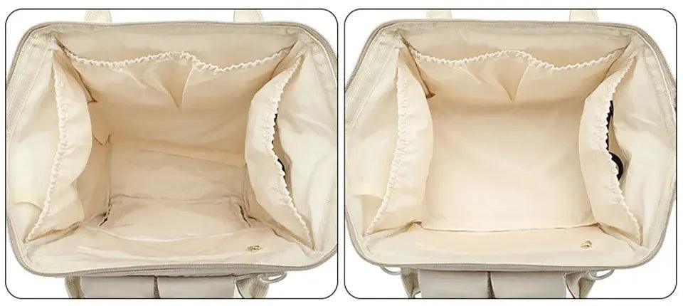 Dual-Layer Waterproof Maternity Backpack with USB My Helestia