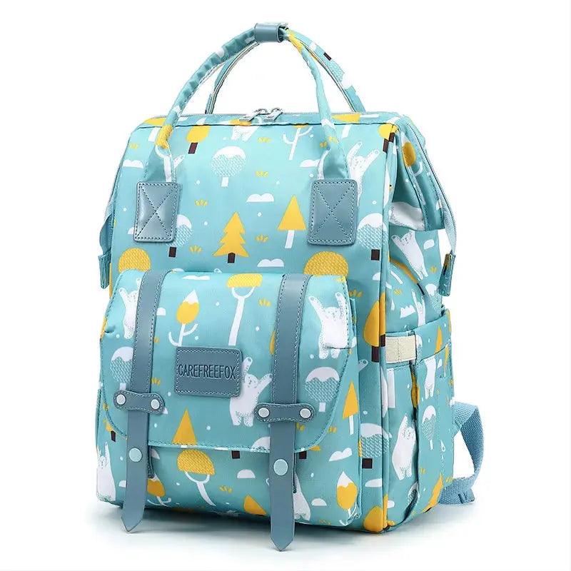 Dual-Layer Waterproof Maternity Backpack with USB My Helestia
