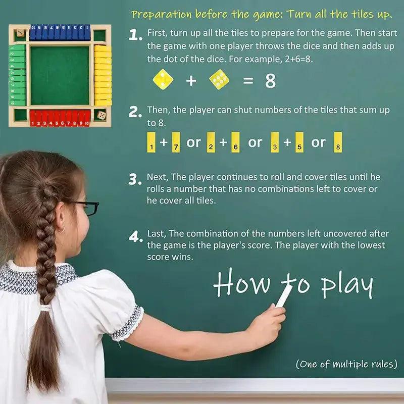Flip & Learn 4-Way Fun Game Set My Helestia