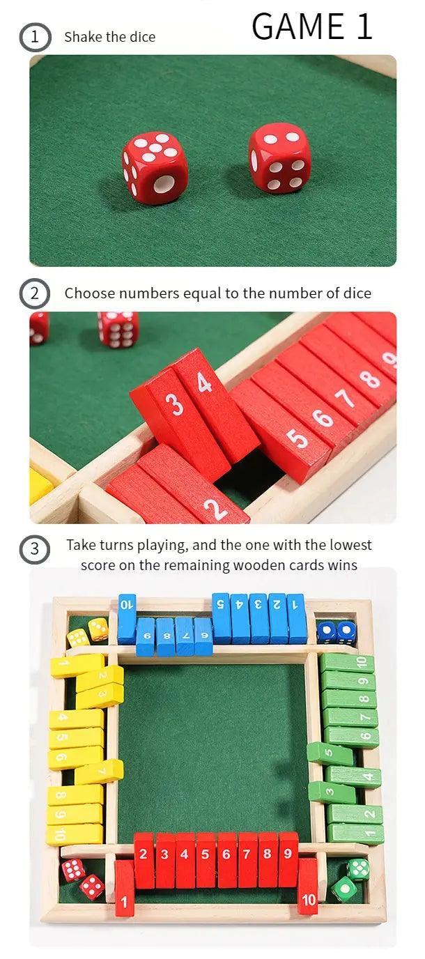 Flip & Learn 4-Way Fun Game Set My Helestia