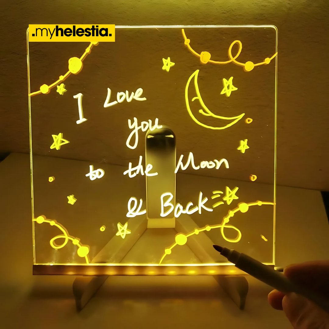message on glownote