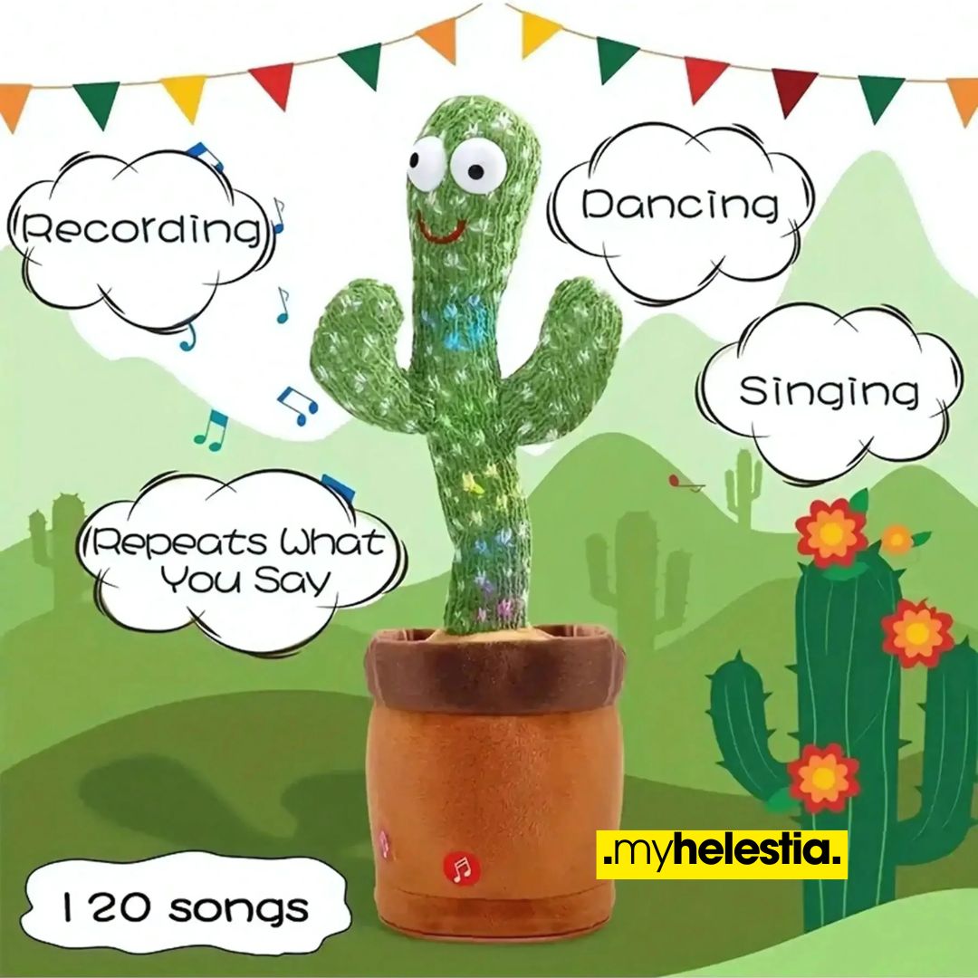 Groovy Glow Dancing Cactus features