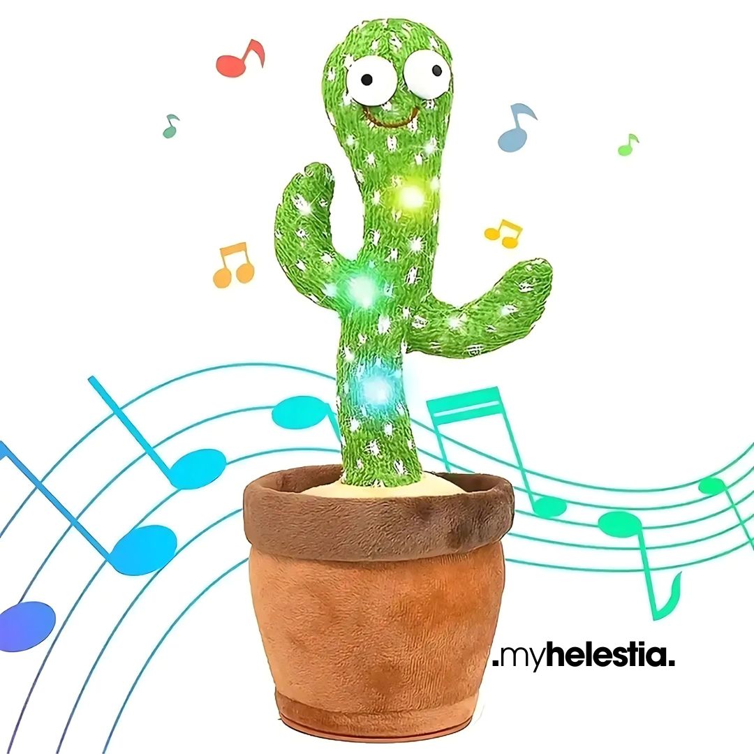 Groovy Glow Dancing Cactus illustration