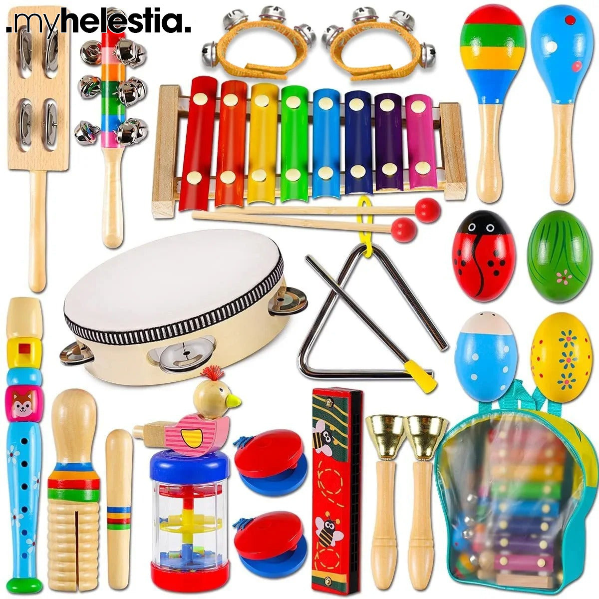 display of items in the kit