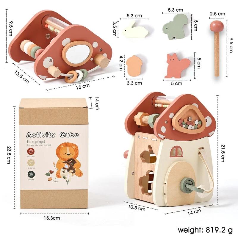 Mushroom Harmony Musical Wooden Playset myHelestia