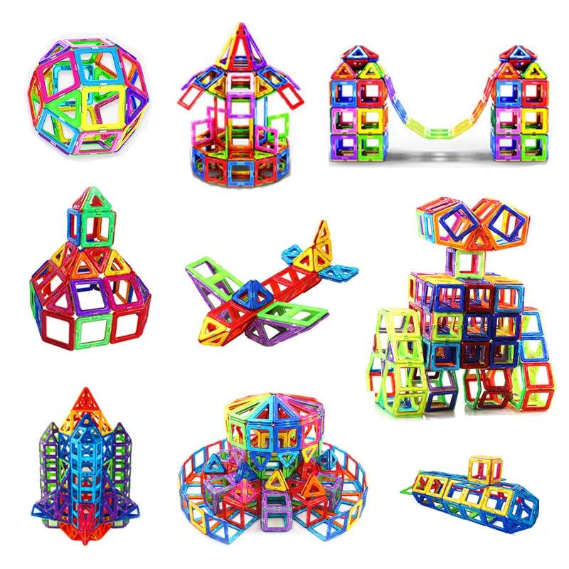 Magnetic WonderBlocks: The Ultimate Kids' Building Kit myHelestia