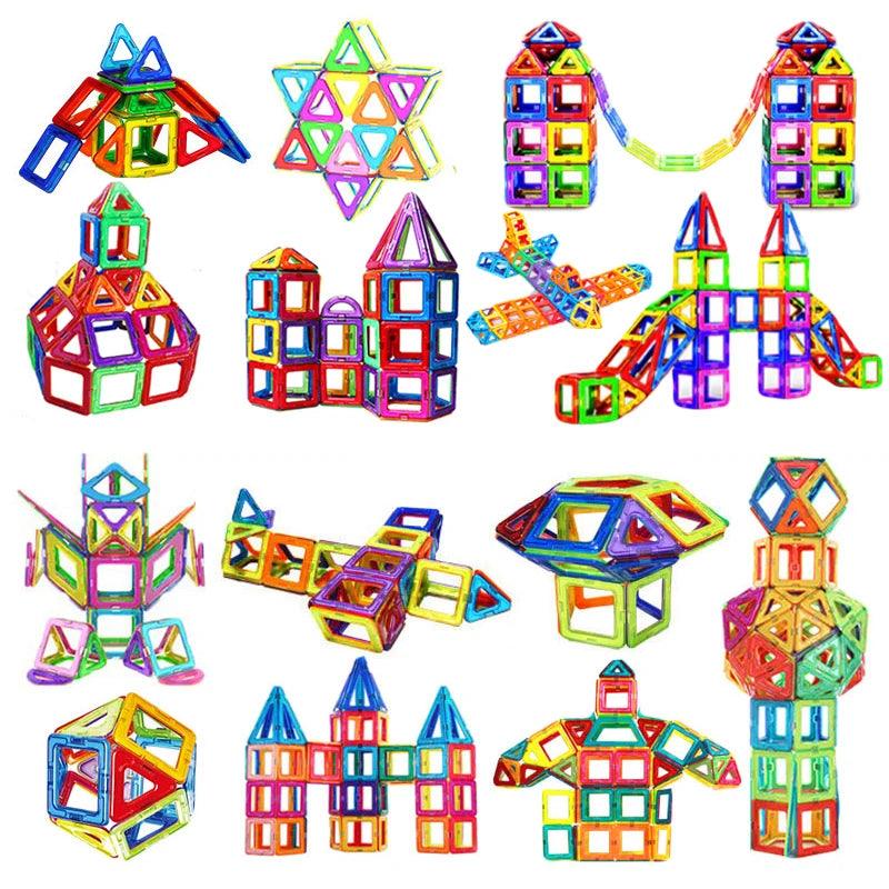 Magnetic WonderBlocks: The Ultimate Kids' Building Kit myHelestia