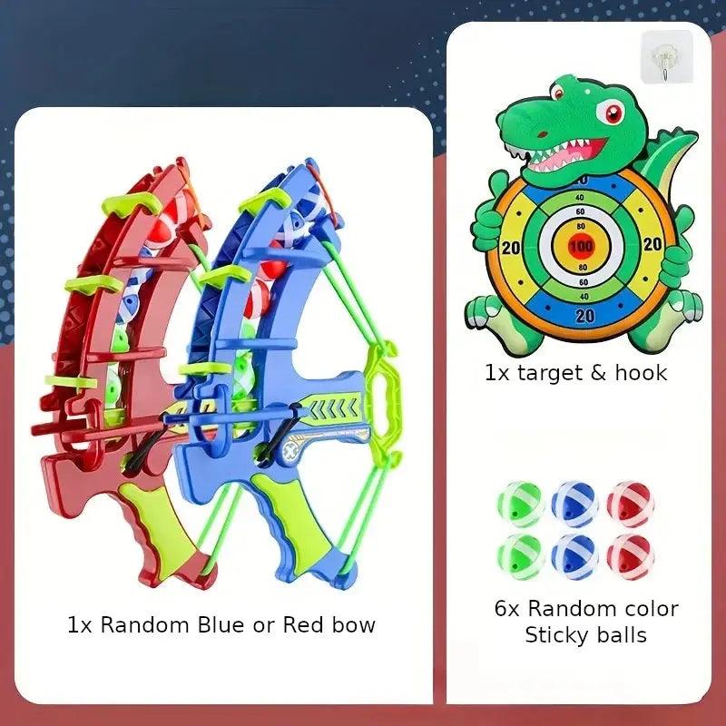 Green-Dinosaur Montessori Shoot 'n Stick Target Game My Helestia