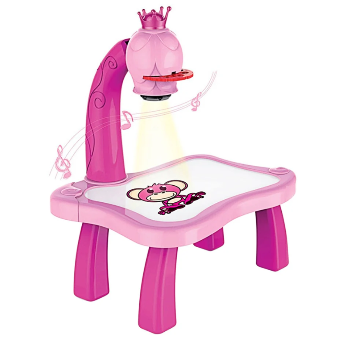 Pink Royalty DreamWrite LED Drawing Table myHelestia