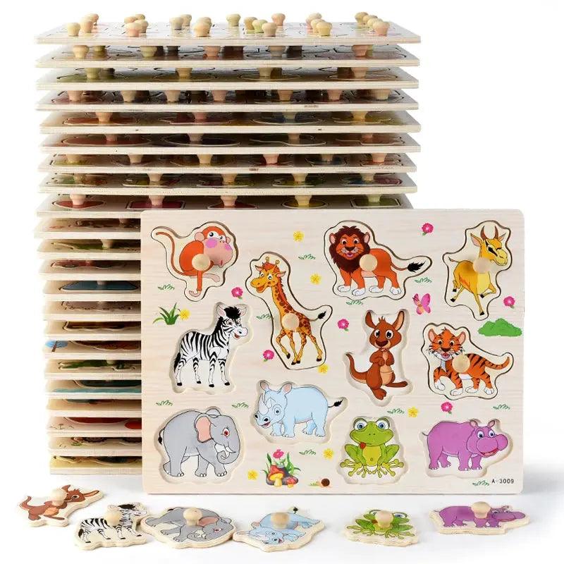Play & Learn Wooden Puzzle Set My Helestia