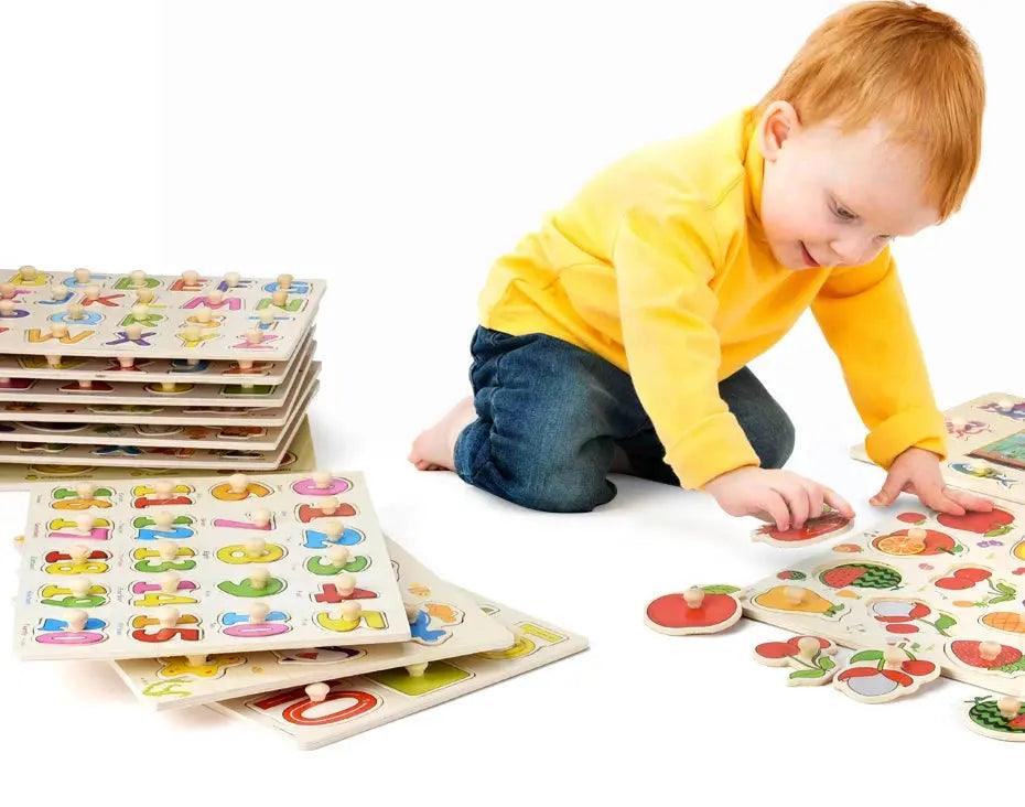 Play & Learn Wooden Puzzle Set My Helestia