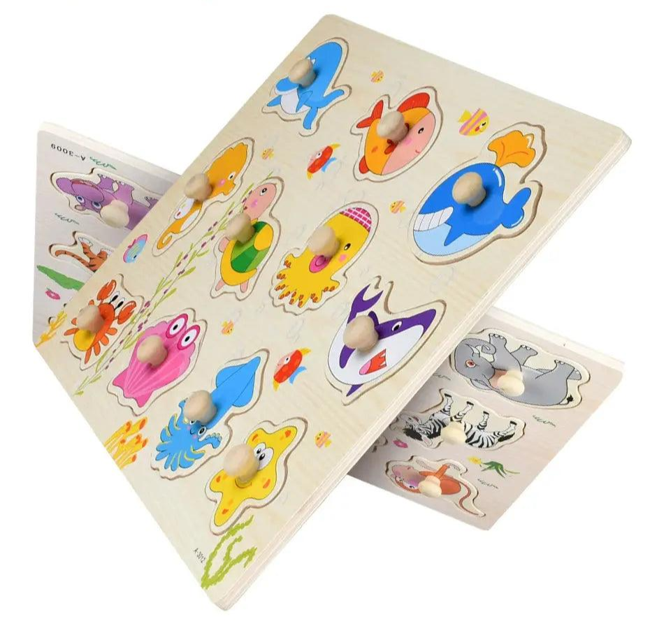 Play & Learn Wooden Puzzle Set My Helestia