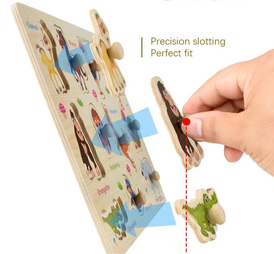 Play & Learn Wooden Puzzle Set My Helestia