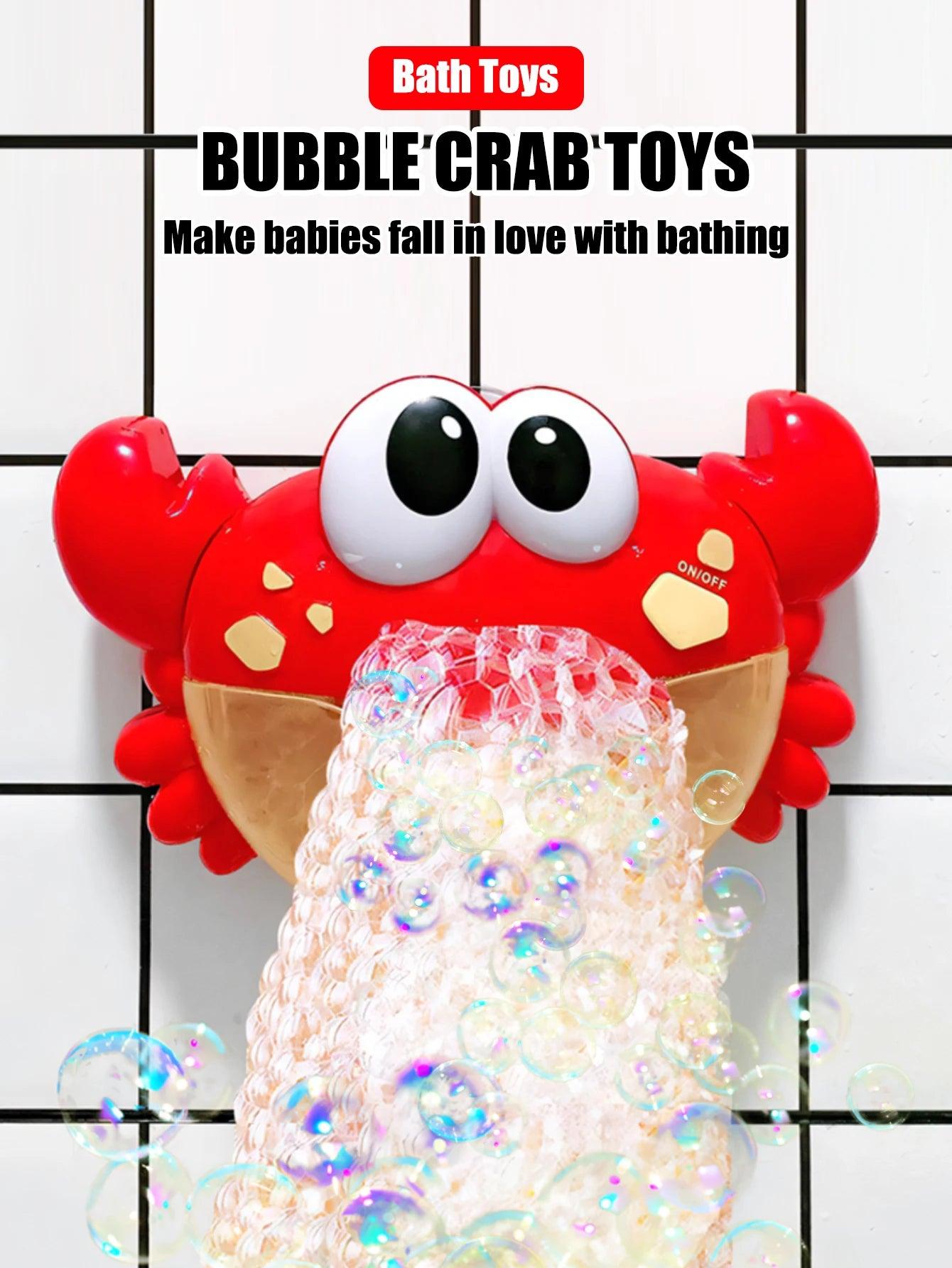 Red-Bubble-Crab Bubble Crab: Bath Time's Best Friend myHelestia