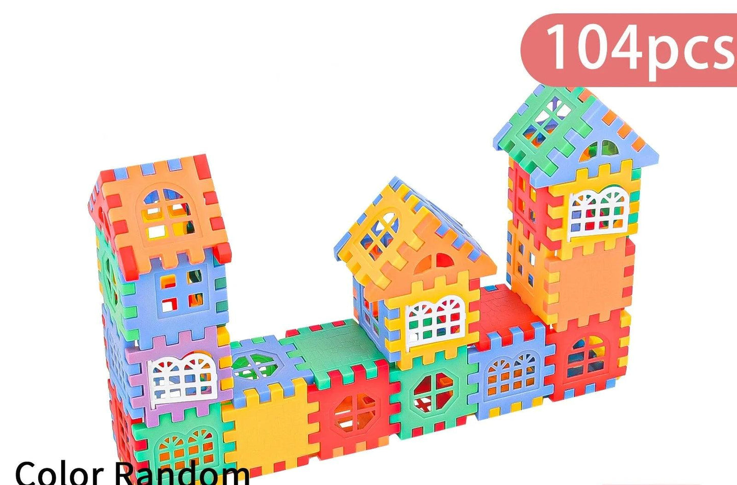 104PCS Creative Castle Building Blocks - 104 Piece Set myHelestia