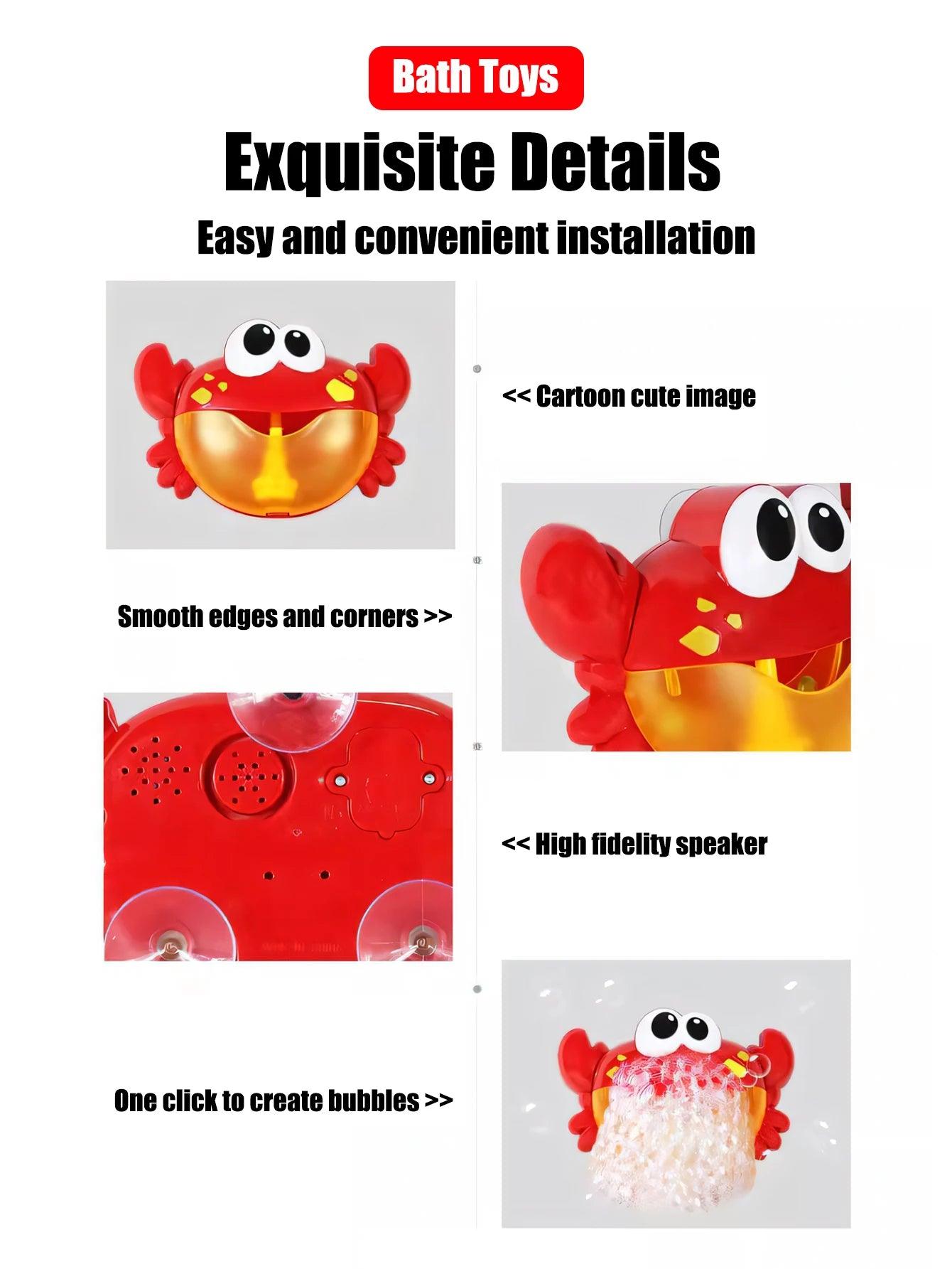 Bubble Crab: Bath Time's Best Friend myHelestia