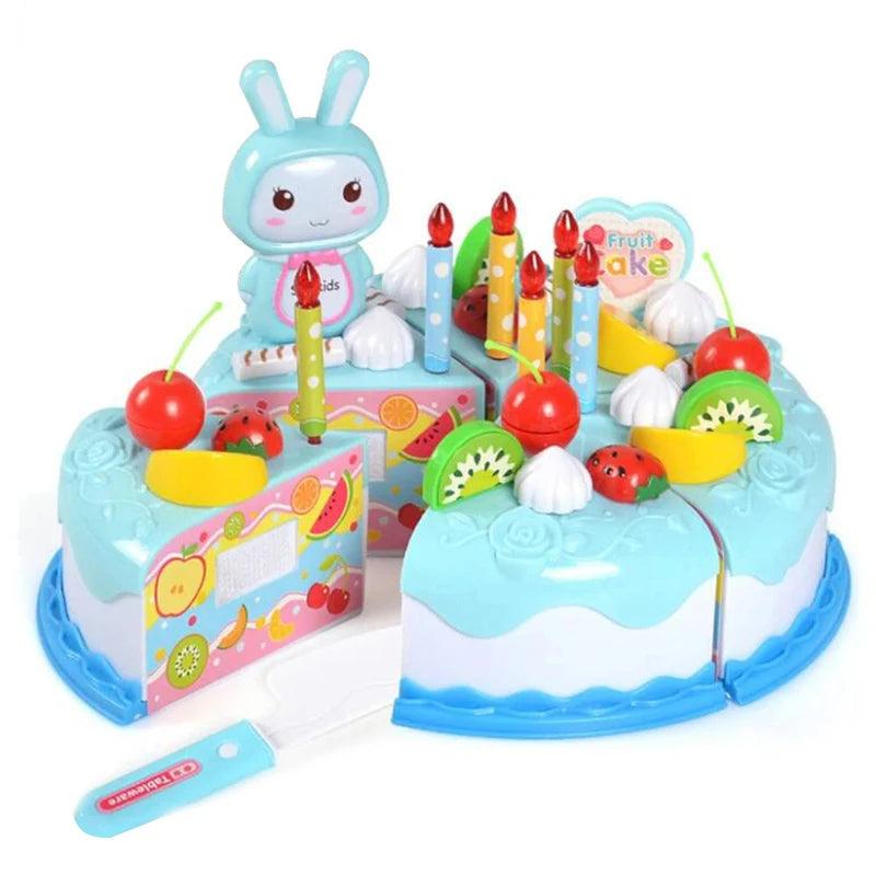 Blue Celebration Cake Pretend Play Kit myHelestia
