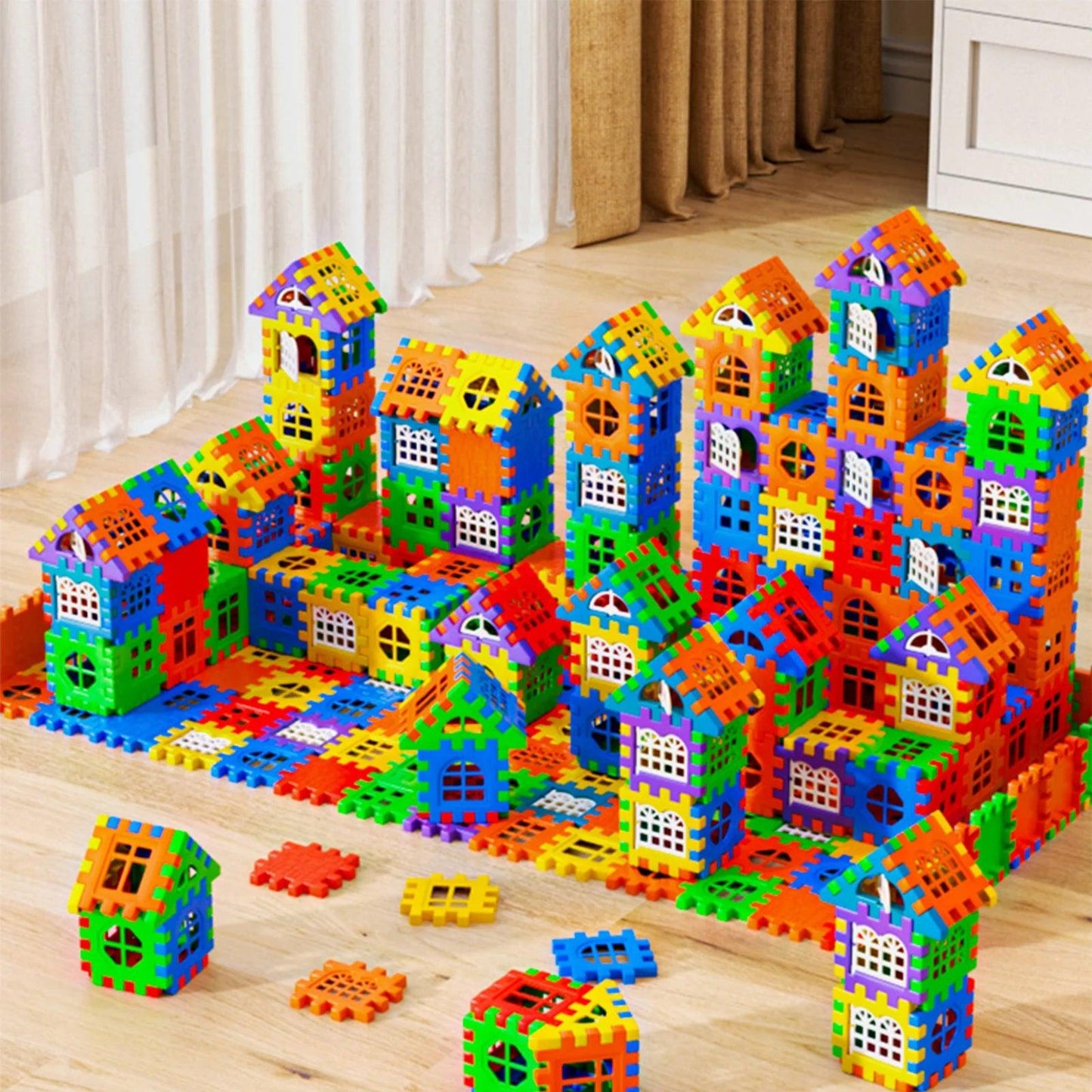 Creative Castle Building Blocks - 104 Piece Set myHelestia
