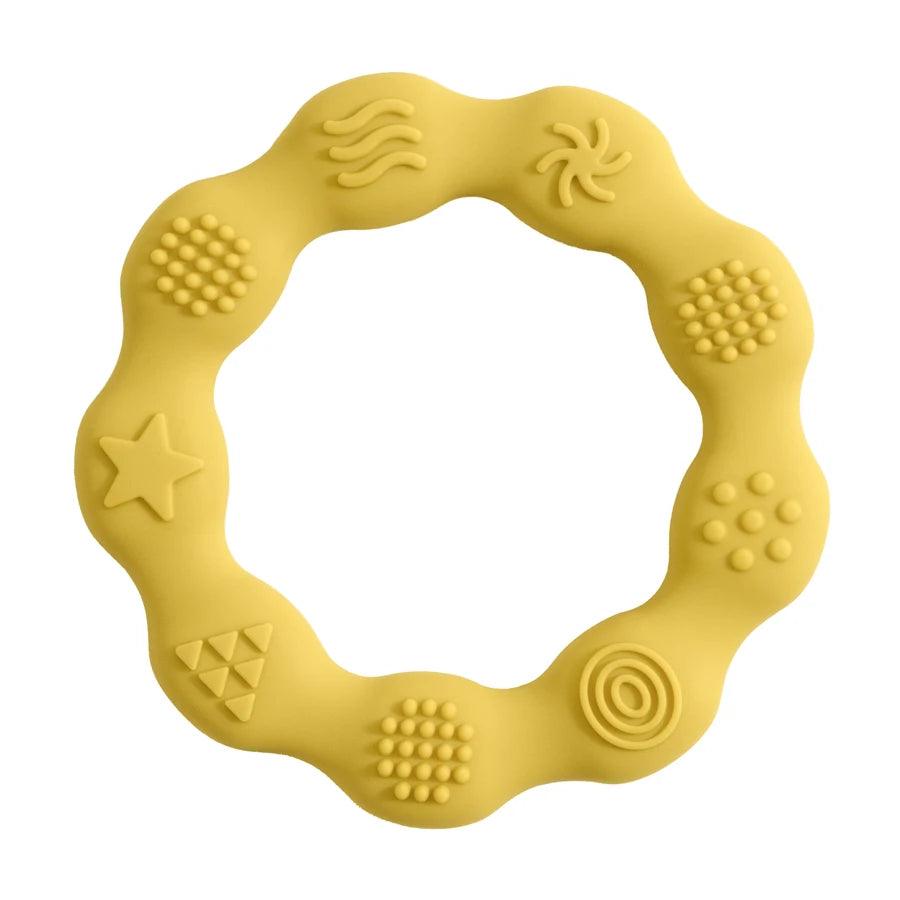 003-mustard BabyBite Comfort Rings myHelestia