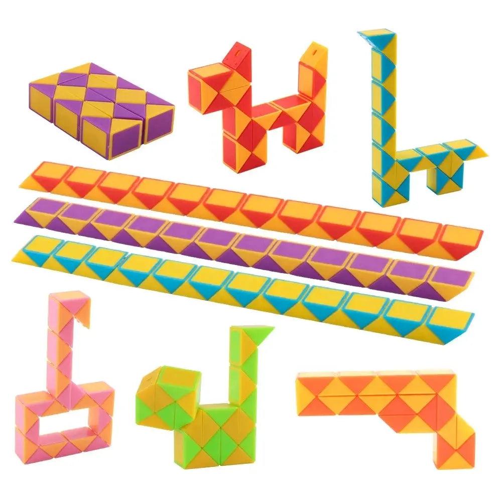 Creating different forms with the Transforma-Twist Puzzle Set - myHelestia