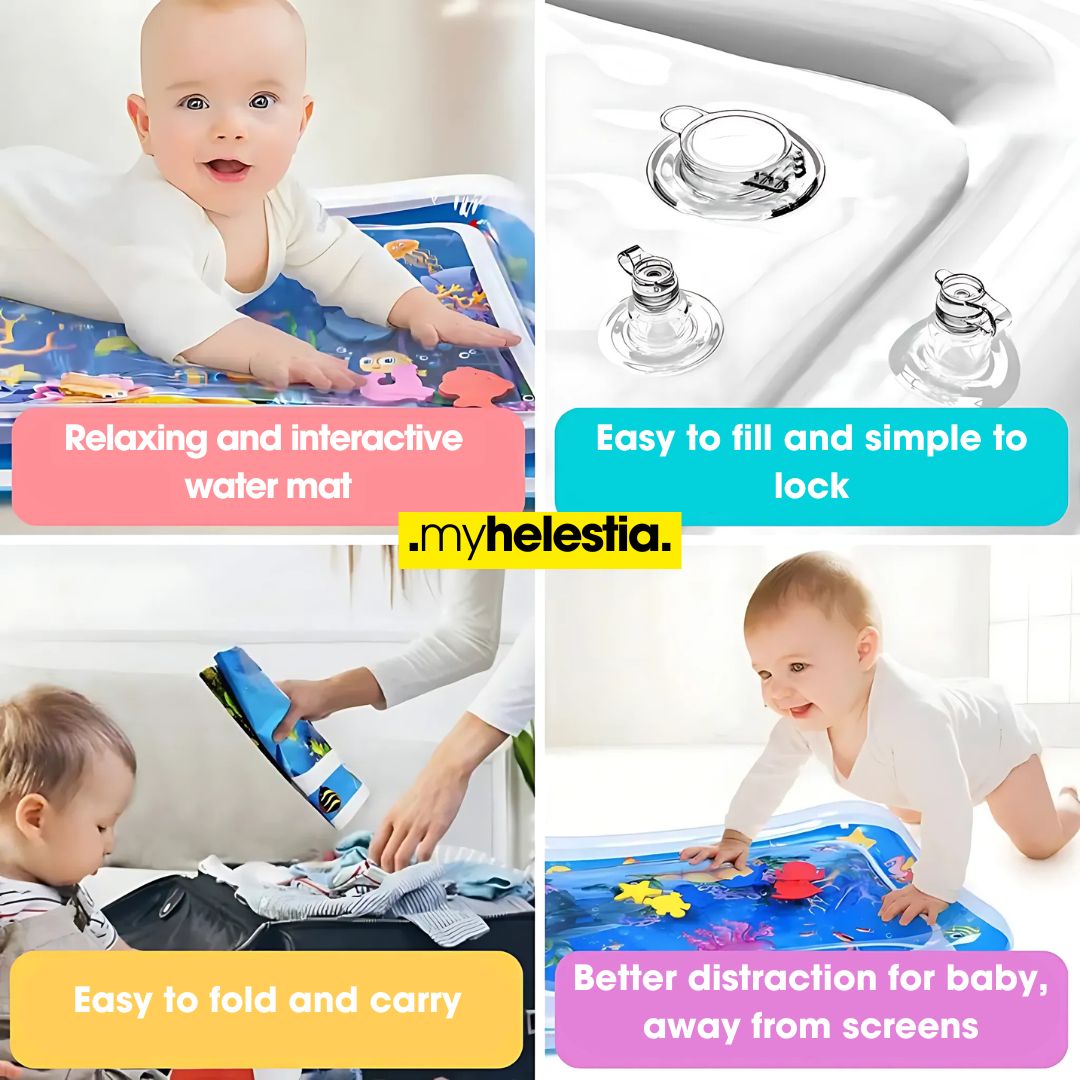 Undersea Adventure Tummy Time Mat features