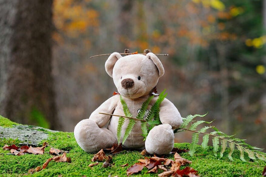 eco-friendly plush bear