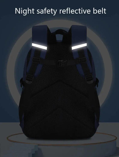 Reflective Belt for night safety of the AstroVoyager Waterproof Backpack for boys in school age of 7-13 - myHelestia