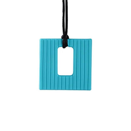 Baby-Blue Square Silicone Chewable Toy myHelestia 