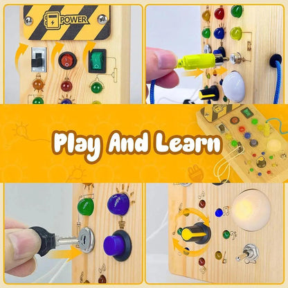 BrightPlay Montessori Sensory Board My Helestia 