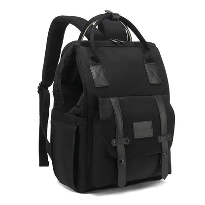 Midnight Black model CareNest Baby Essentials Backpack - myHelestia