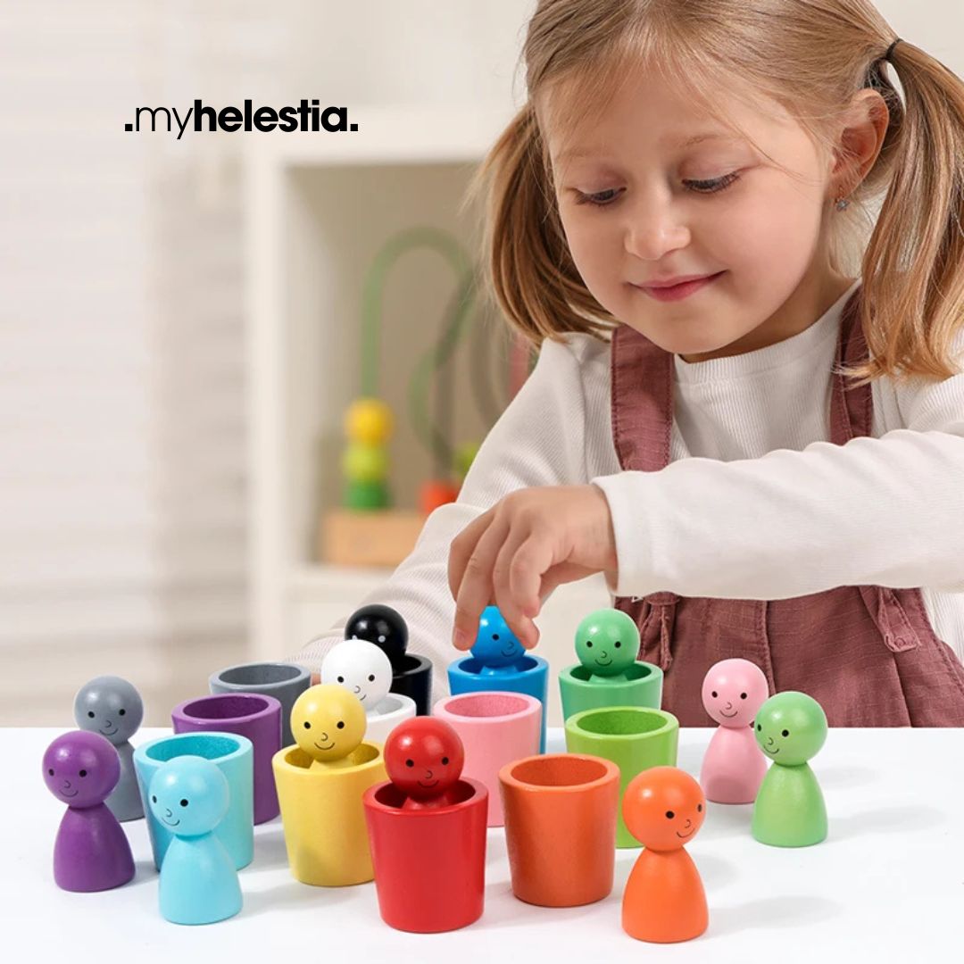child playing with Color Crew