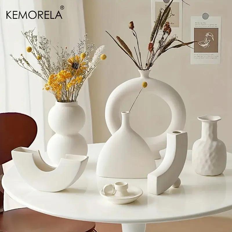 Elegant Donut-Shaped Pot for Modern Home & Office Décor My Helestia 