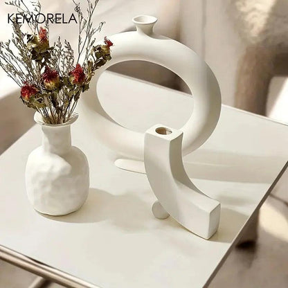 Elegant Donut-Shaped Pot for Modern Home & Office Décor My Helestia 