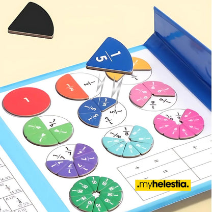 magnetic pieces in use