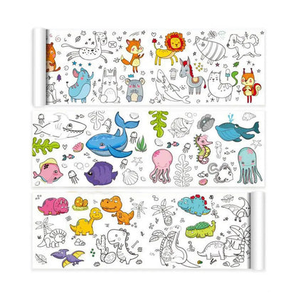 Animals-CN Giant Graffiti Art Roll for Kids myHelestia 