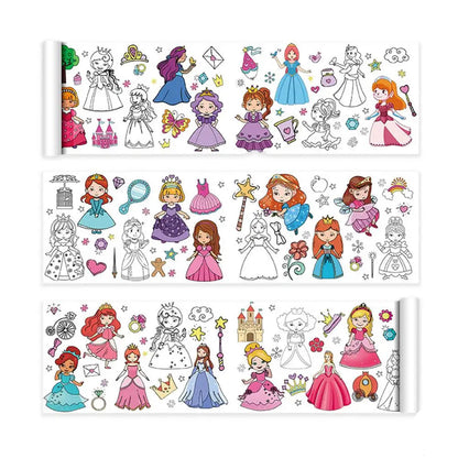 Princesses-CN Giant Graffiti Art Roll for Kids myHelestia 