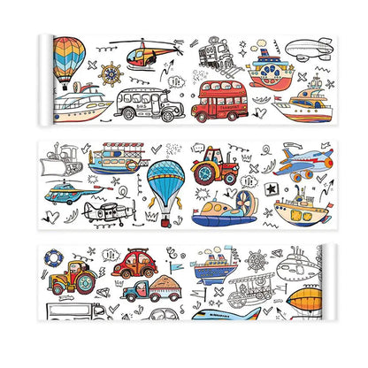 Transportation-CN Giant Graffiti Art Roll for Kids myHelestia 