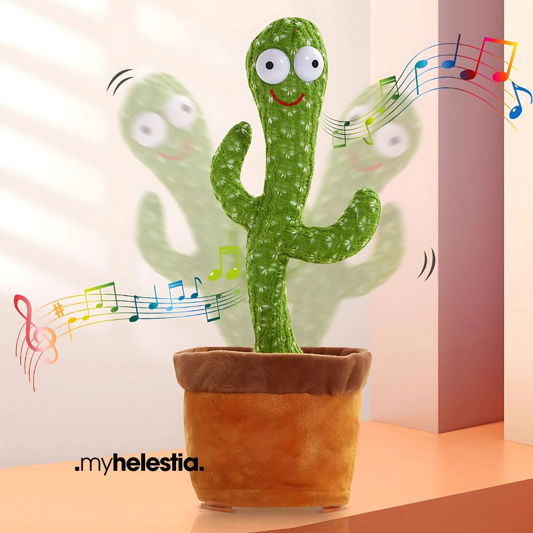 Groovy Glow Dancing Cactus illustration