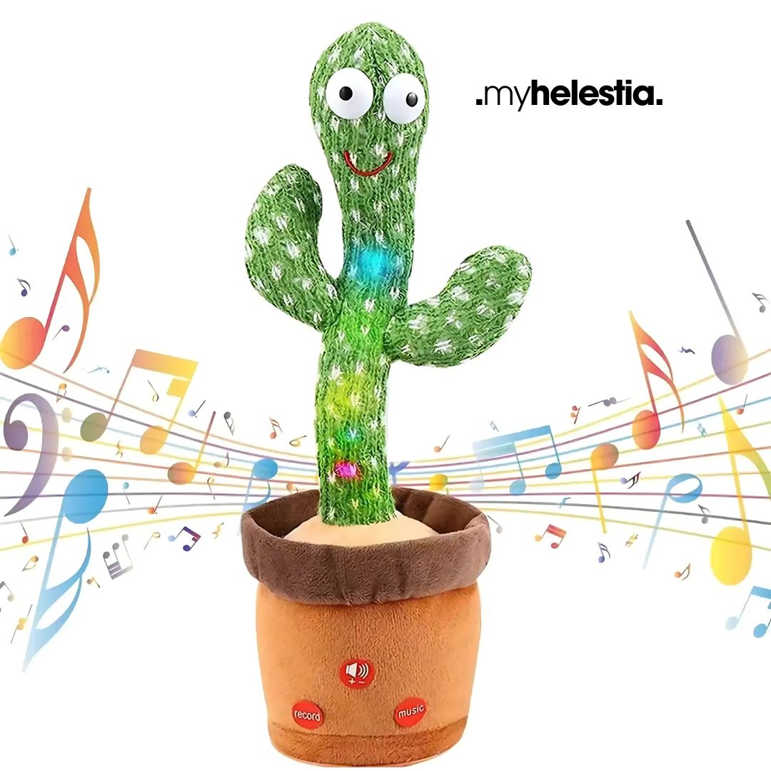 Groovy Glow Dancing Cactus illustration